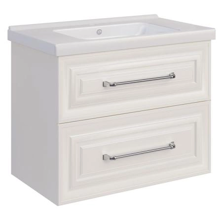 Тумба ASB-Mebel Валенца 80 Слоновая кость подвесная под раковину Гармония 80