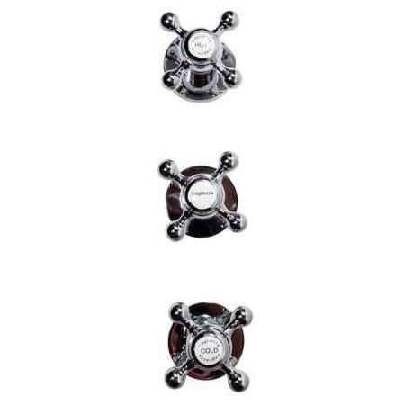 Встроенный Смеситель Magliezza CLASSICO 50667-cr на 2 режима хром