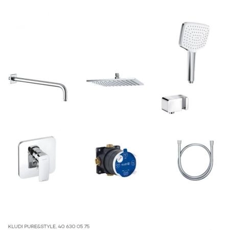 Комплект для душа KLUDI PURE&STYLE 406300575 7 в 1