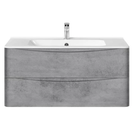 Тумба под раковину Vincea Paola 1000 подвесная, 2 выкатных ящика soft close, Beton