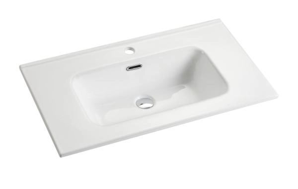 Раковина Gid 9060s 71155 встраиваемая сверху белая 61x46.5x17