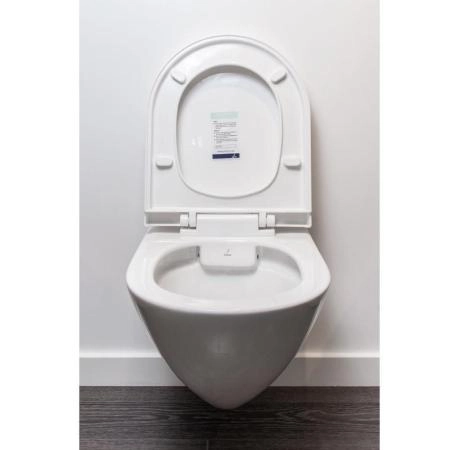 Унитаз Jaquar Continental безободковый подвесной сиденье микролифт (CNS-WHT-963SPP)