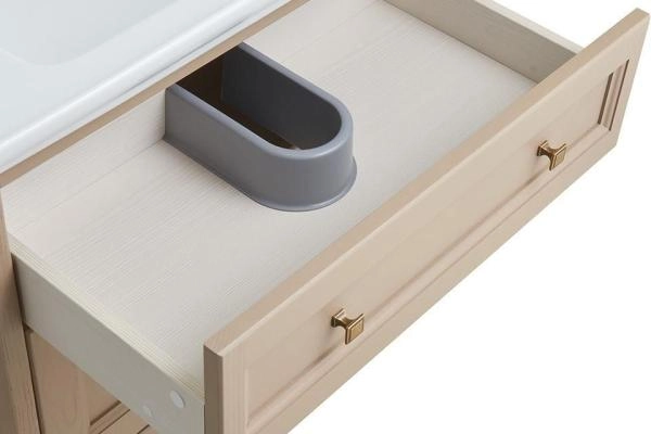 Тумба Толедо 85 ASB Woodline Капучино подвесная без раковины