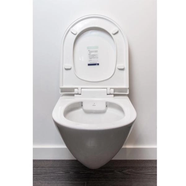 Унитаз Jaquar Continental безободковый подвесной сиденье микролифт (CNS-WHT-963SPP)