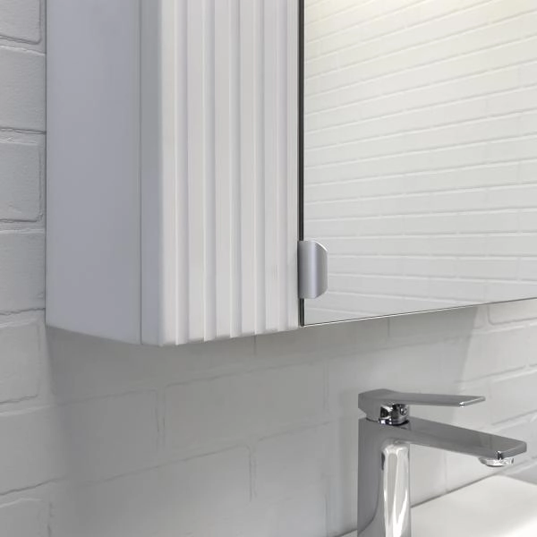Зеркало-шкаф Comforty Лима-60 00-00019426 белый матовый