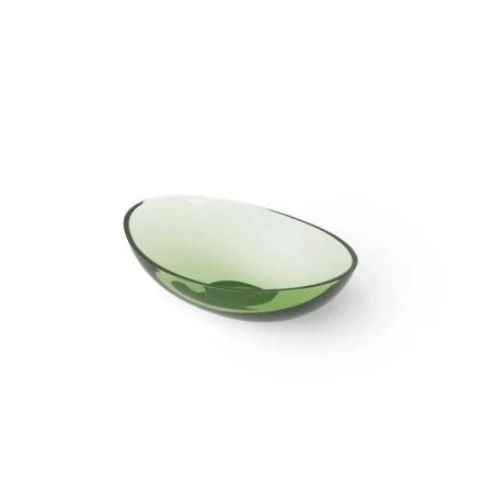 Dea Design Washbasins Раковина 55х38х15см., накладная, без отв., Glasstech, прозрачная смола, цвет: Emerald R3