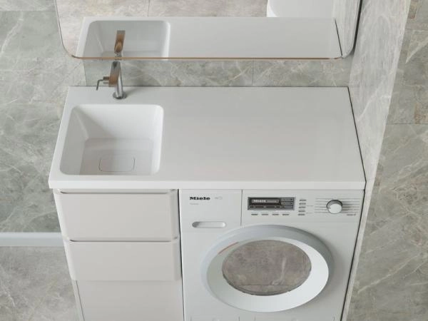 Раковина над стиральной машиной Madera Kamilla 100, левая