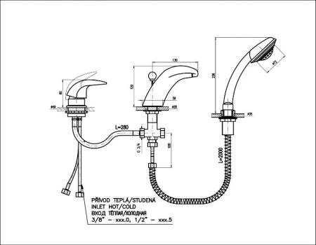 Смеситель Slezak RAV Dunaj D471.5S хром