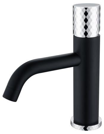 Смеситель STICK Boheme для умыв. низ. BLACK DIAMOND CHROME_Комплект 121-BCR