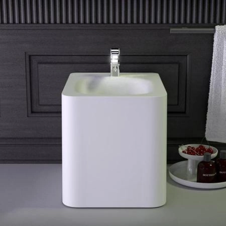 KNIEF Glam Биде напольное  58х39х42 см, с 1 отв под смеситель, цвет: белый