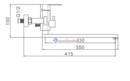 Смеситель для ванны Frap F22805 сатин
