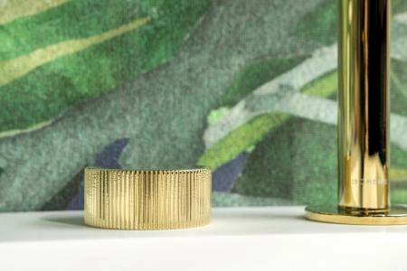 Смеситель на столешницу Boheme STICK LINEA на 3 отв. GOLD 152-G.3