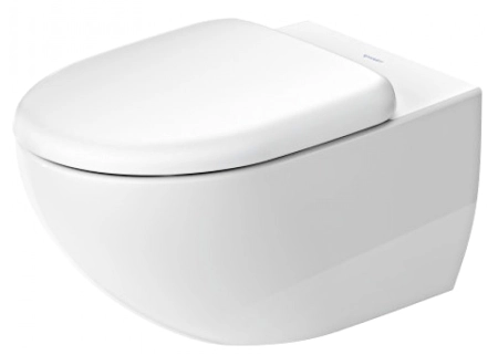 Duravit Set Architec унитаз Rimless подвесной 257209 с крышкой-сиденьем SoftClose 006969, цвет белый