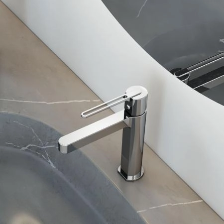 Смеситель Vincea Rondo VBF-1R1CH для раковины однорычажный, хром