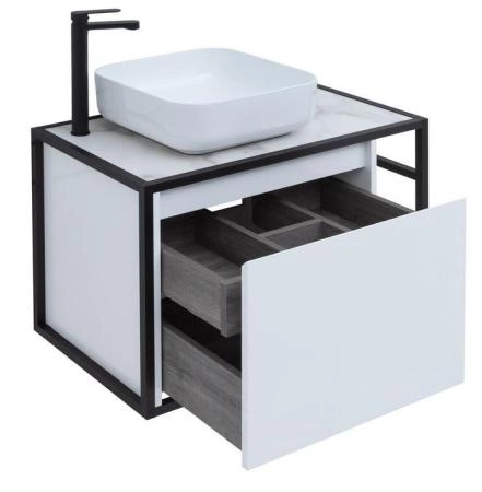 Тумба под раковину Aquanet Nova Lite Loft 75 L белый