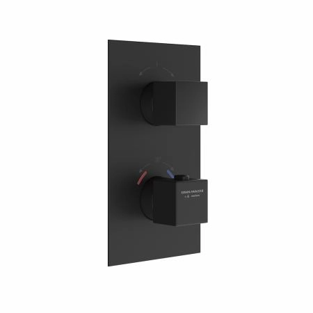 Встроенный смеситель Kerama Marazzi FUTURA ФУТУРА 67648EKM.01.093 с регулировкой температуры, матовый черный