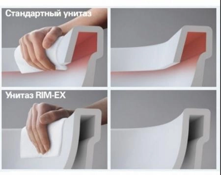 Vitra Sento 7748B003-0075 унитаз подвесной безободковый без сиденья