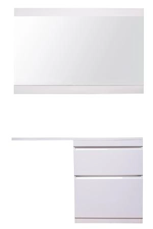 Тумба напольная Style Line Даллас 130, Люкс белая, PLUS, ЭМАЛЬ
