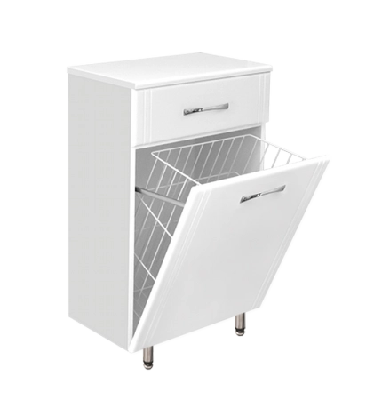 Комод для ванной Style Line Эко Стандарт 60 с корзиной напольный с ящиком