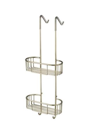 Полка двойная с крючками Timo Nelson (160084/02) антик