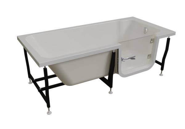 Ванна "Грасс 2" (правое исполнение, ванна с рамой - 1 шт., слив-перелив - 1 шт., фронтальная панель - 1 шт.)