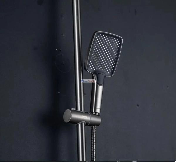 Душевая система Gappo G2418-29 с изливом оружейная сталь