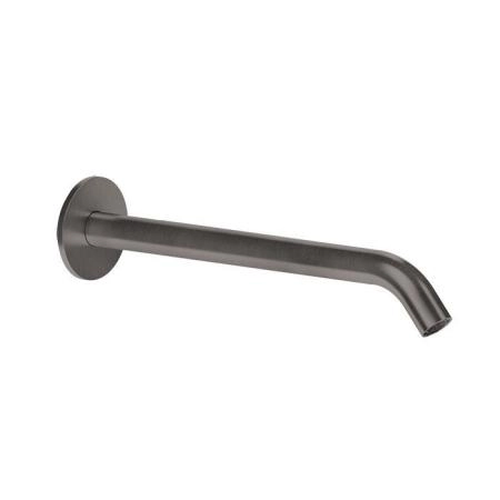 Gessi 316 Настенный излив 200мм на 1/2”, комбинируемый с удаленным управлением, цвет: brushed black metal pvd