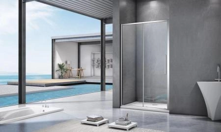 Душевая дверь IDEA WTW-120-C-CH 120 прозрачное