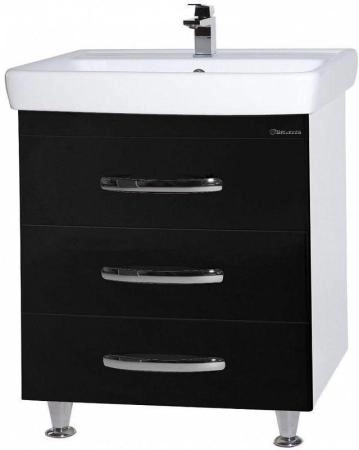 Тумба под раковину Bellezza Рокко 60 напольная с 3 ящ. (Тигода) черная