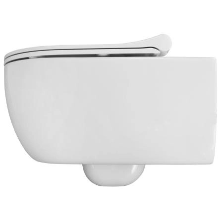 Унитаз подвесной Azario FERIO 360х545х330 безободковый  с сиденьем микролифт (87565)