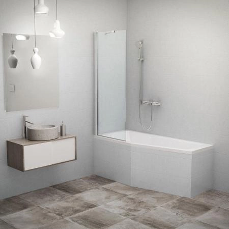 Неподвижная шторка для ванны Roltechnik PXV1 100 см