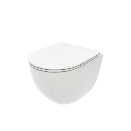 Унитаз подвесной Maretti Elena безободковый с микролифтом, EA10PBM67-844, белый