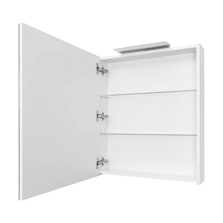 Roca Oleta Зеркальный шкаф 60х70см, SX, c LED-светильником, цвет: белый матовый
