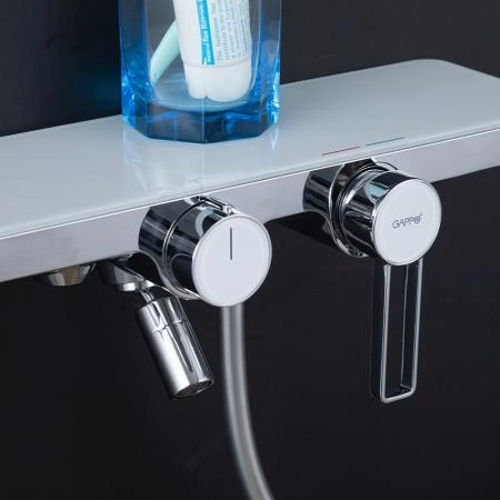 Смеситель GAPPO G3296-20 для ванны с душевым гарнитуром, хром