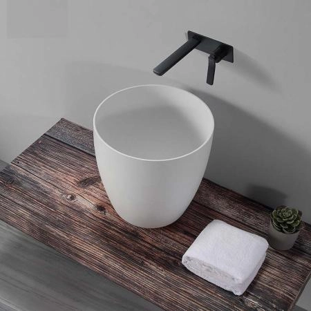 Раковина Boheme чаша круглая Corian белая d39 h40 884-39