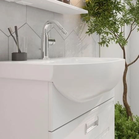 Тумба для ванной Volna Joli 70.1Y подвесная (Балтика) раковина отдельно