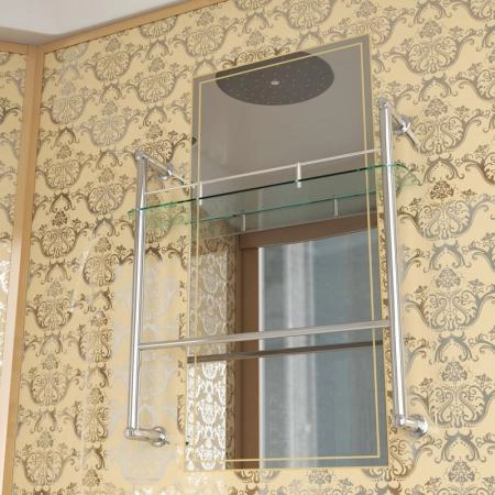 Душевая кабина Niagara Luxe NG-7744G (1200x1200х2150) высокий поддон стенки ЗОЛОТО