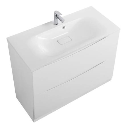 Раковина из литьевого мрамора, 1000x450x150 Белый BB1000/445-LV-MR-PR