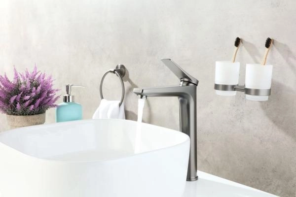 Смеситель Lemark Bronx LM3709GM для раковины , графит