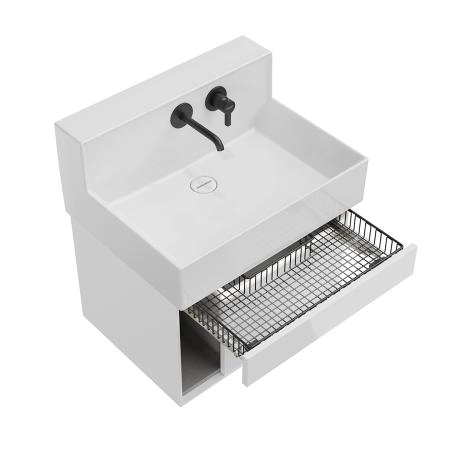 Тумба Kerama Marazzi TECNOLOGICA M ТЕКНОЛОДЖИКА М LO.M.65\WHT ба Logica M/Лоджика М подвесная 2 выдвижных ящика 65, белоснежный