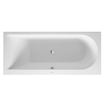 Duravit Darling New  Ванна 170х75x48см, акриловая, прямоугольная встраиваемая или с панелями,с наклоном для спины слева, цвет: белый
