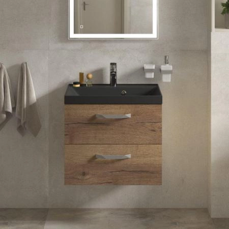 Тумба под раковину Belbagno AURORA Rovere Tabacco подвесная AURORA-600-2C-SO-RT