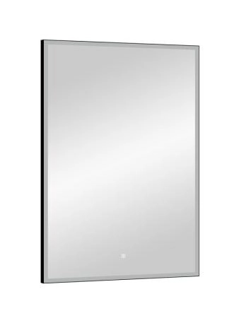 Зеркало Континент Frame black standart 700x1000 ЗЛП2616 с подсветкой