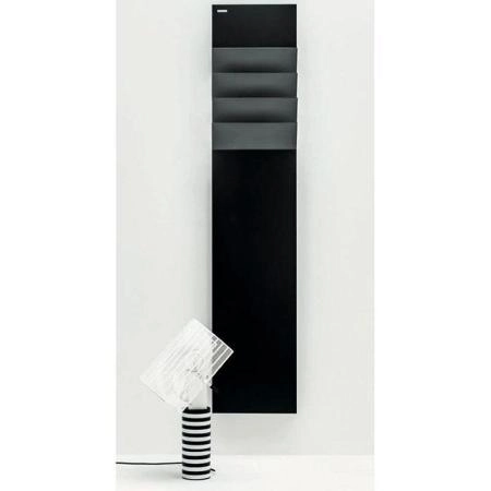 Antrax Flaps Полотенцесушитель 35x121Hсм., Dx, электрический, цвет: черный матовый