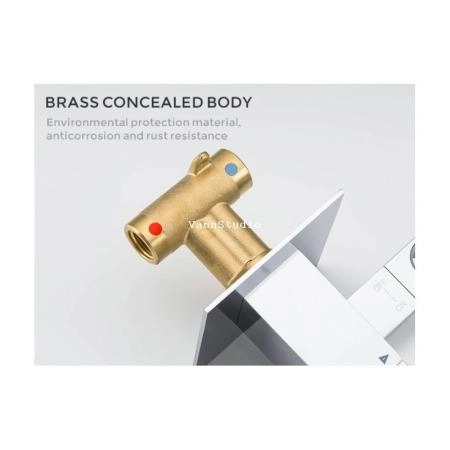 Гигиенический  душ Gappo G7207-40 встраиваемый термостат, хром