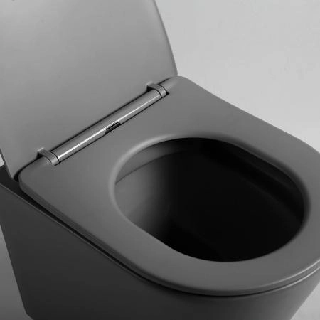 Унитаз подвесной  Vincea Piatti VT1-11SMA, цвет антрацит матовый, ультратонкое soft-close сиденье