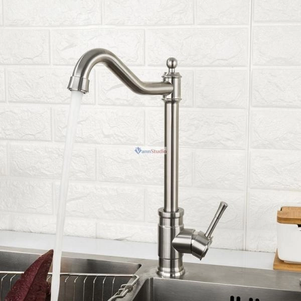 Смеситель для кухни Frap F41899-4 сатин