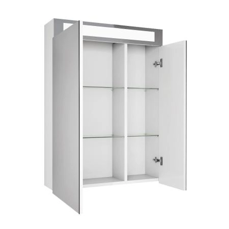 Зеркальный шкаф DREJA UNI 99.9001 60 см, белый