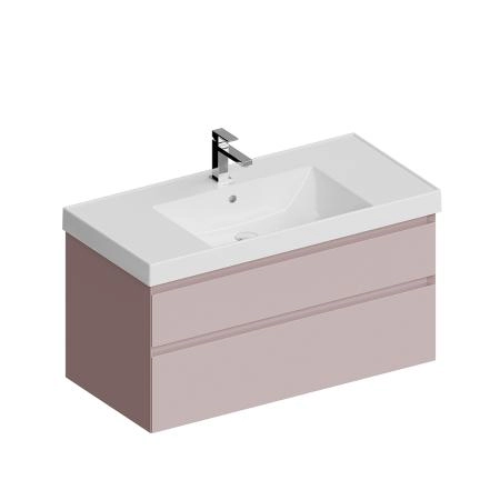 Тумба Kerama Marazzi CUBO КУБО CU.100\MAL подвесная с ящиками 100, мальва матовая