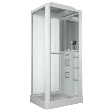 Душевая кабина GROSSMAN GR122 (80x100x225) гидромассажная с радио